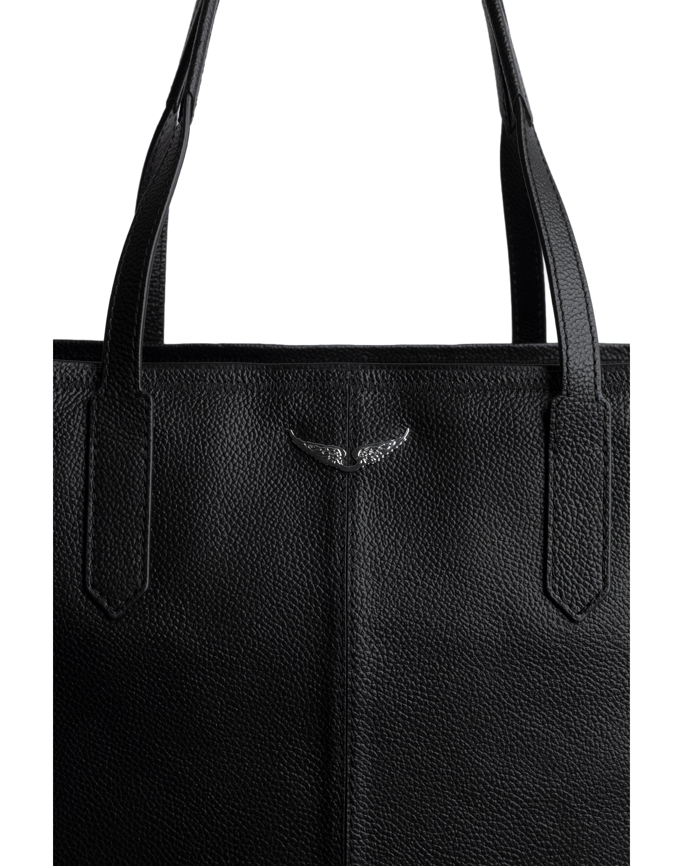 Women | Mick Wings Grained Leather | Noir