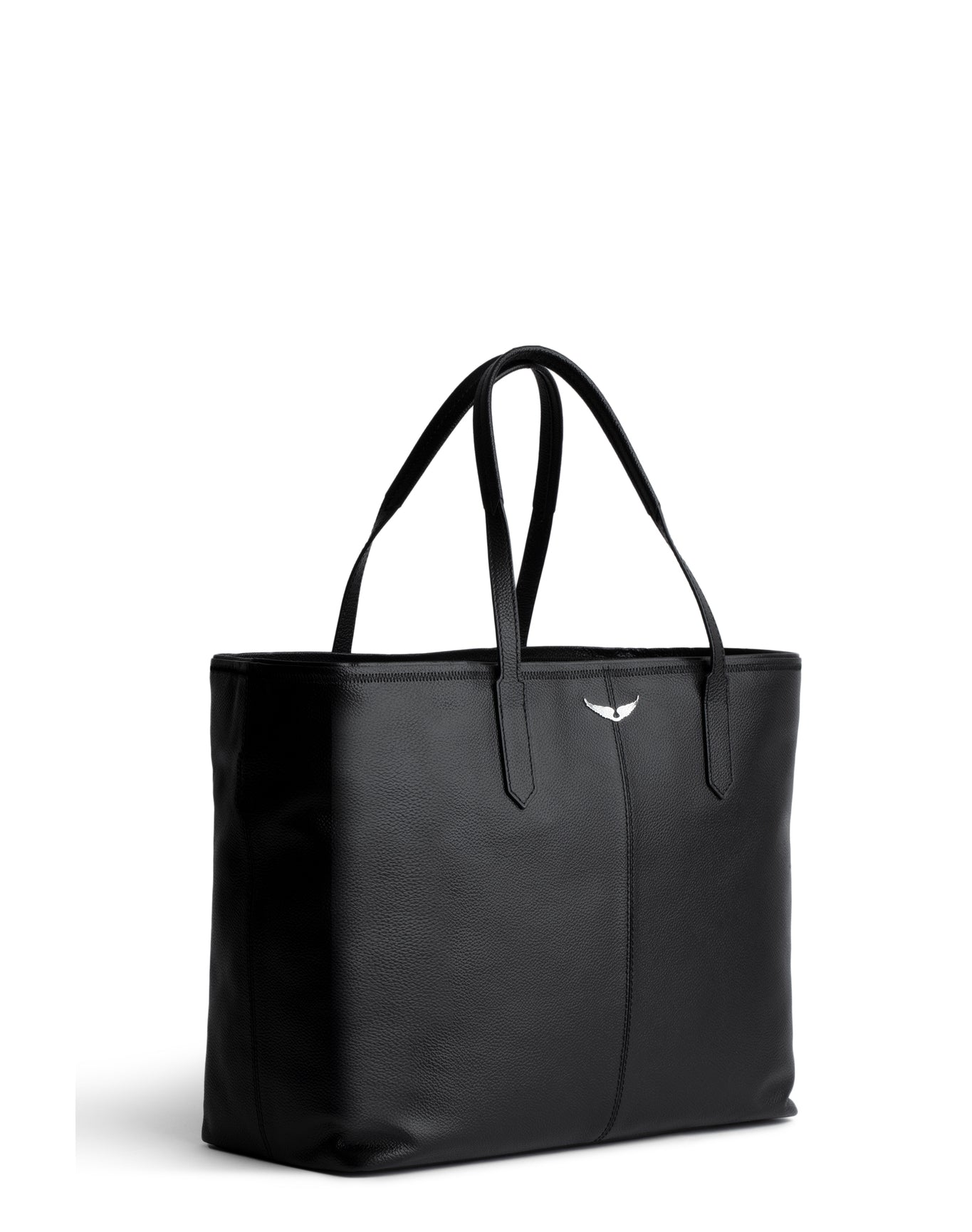 Women | Mick Wings Grained Leather | Noir