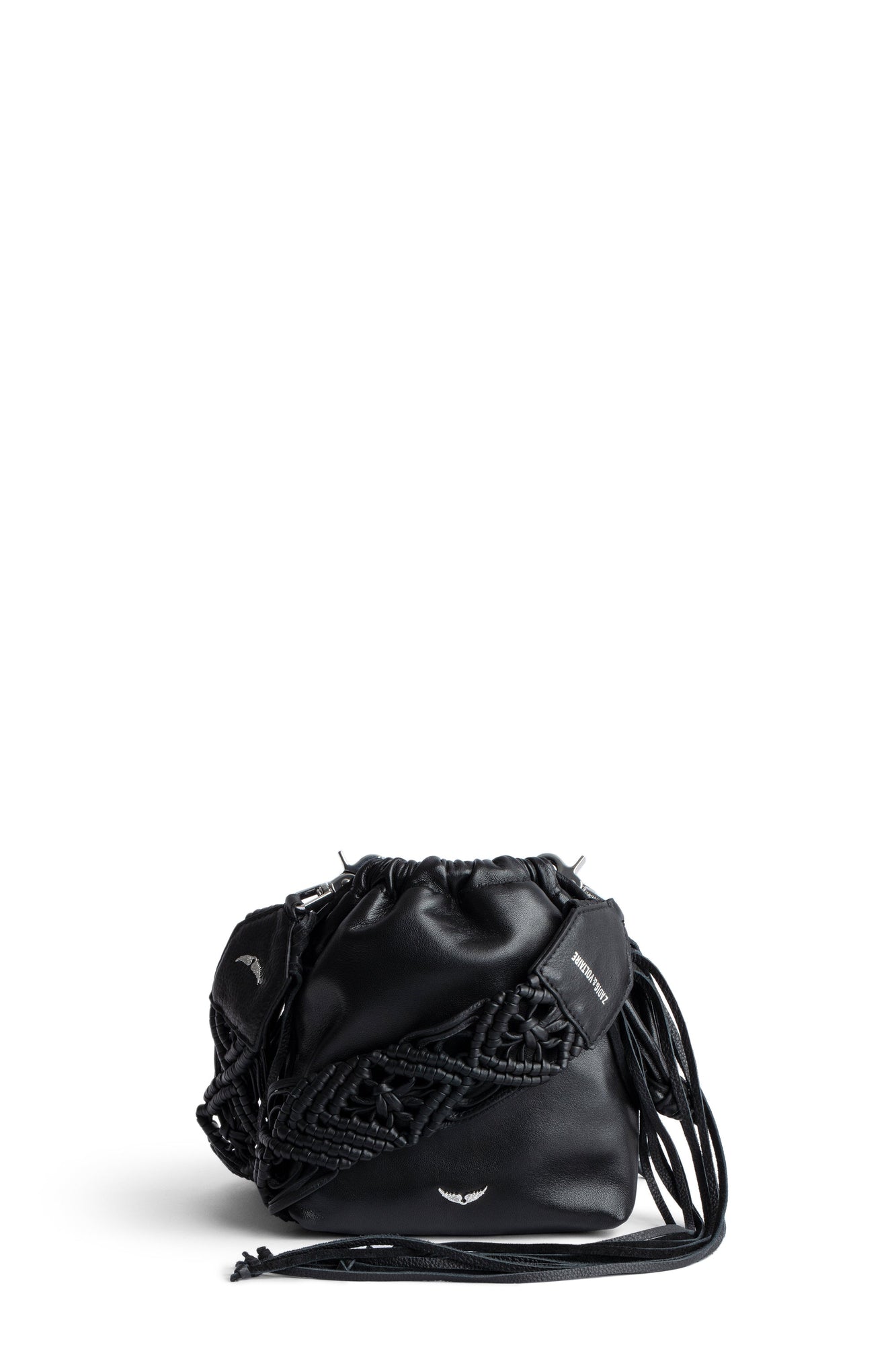 Rock To Go Leather Macrame  | Black