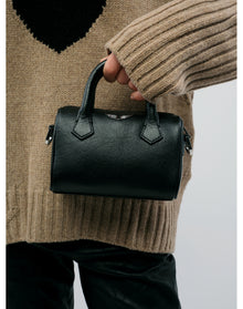 Women | Sunny Nano Wings Grained Leather | Black