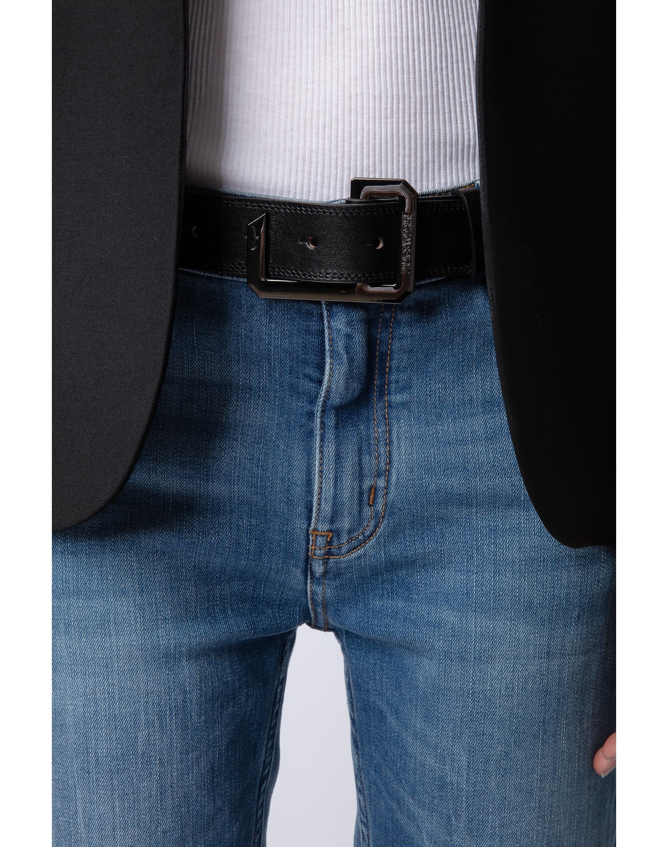 Women | La Cecilia Belt 35Mm Leather | Noir