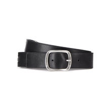 Leather Belt With Metallic Inserts | Women | Black