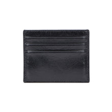 Leather Blazon Card Holder | Women | Black