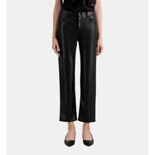 Leather Effect Trousers | Women | Black