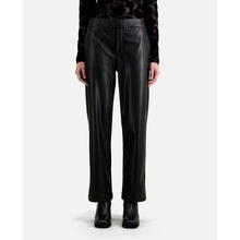 Leather Effect Trousers | Women | Black