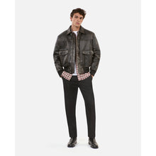 Leather Jacket | Men | Dark Brown