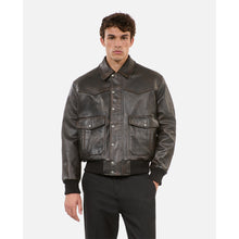 Leather Jacket | Men | Dark Brown