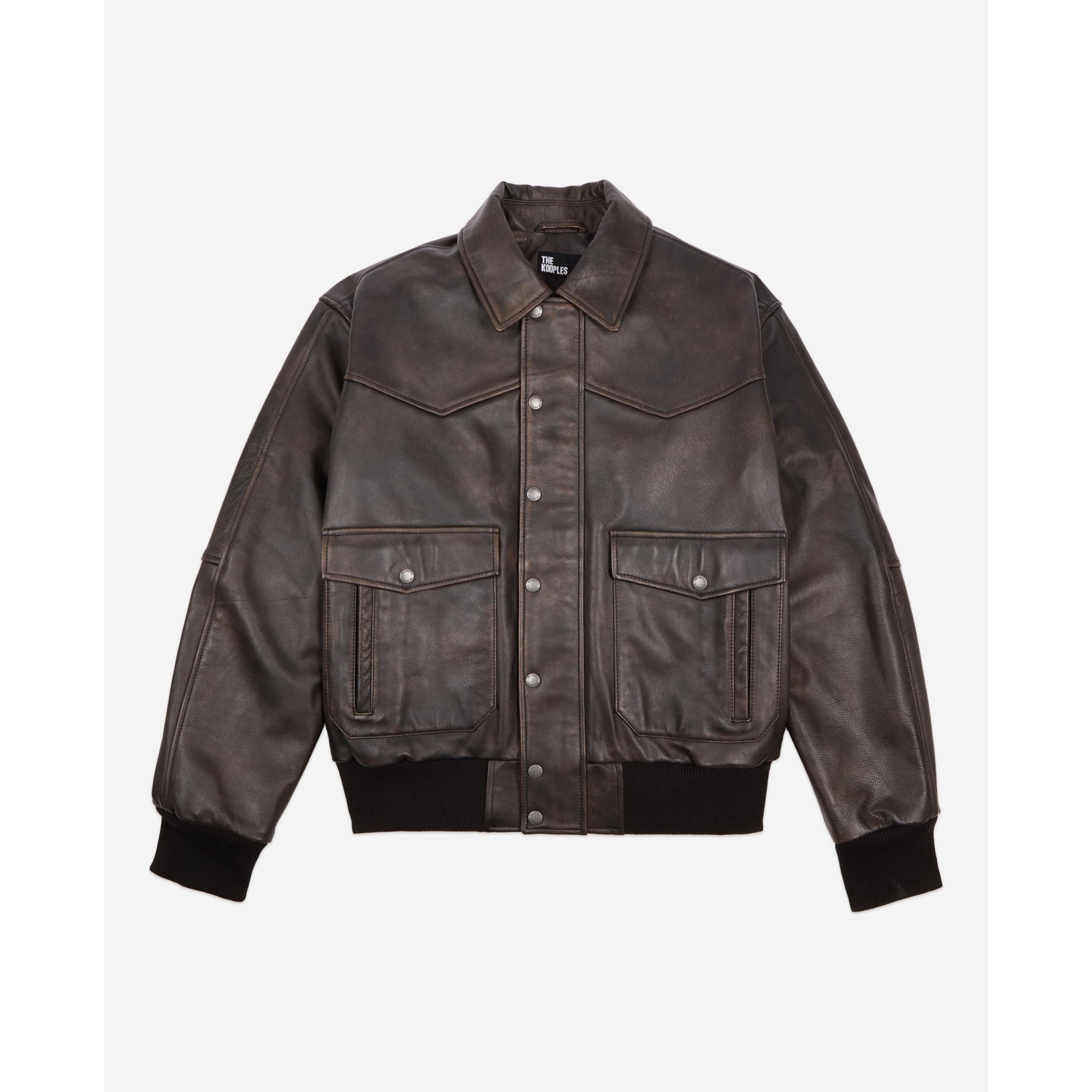 Leather Jacket | Men | Dark Brown