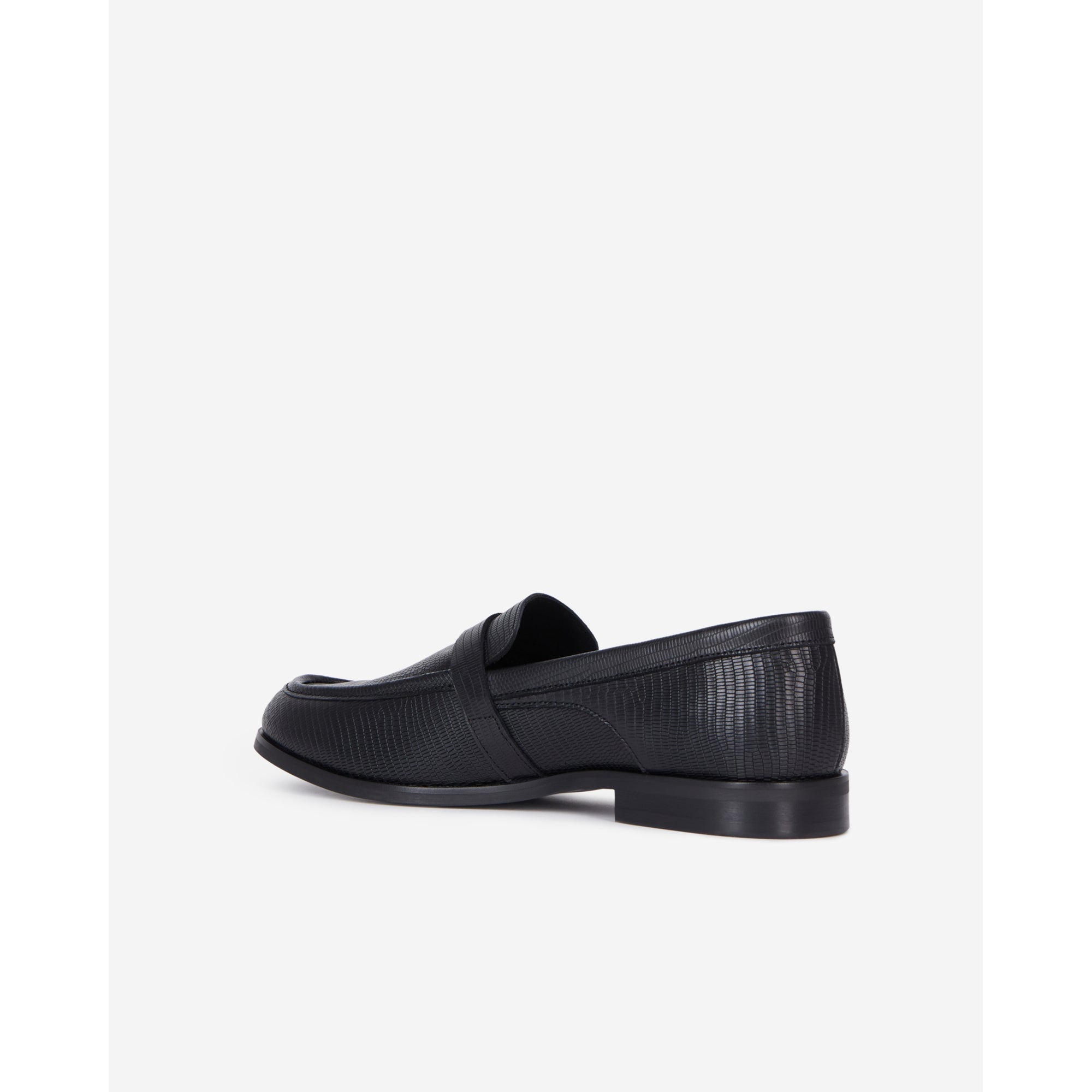 Leather Loafers With Western Buckle | Women | Black