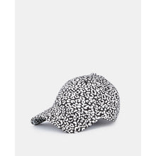 Leopard Print Cap | Women | Black x White