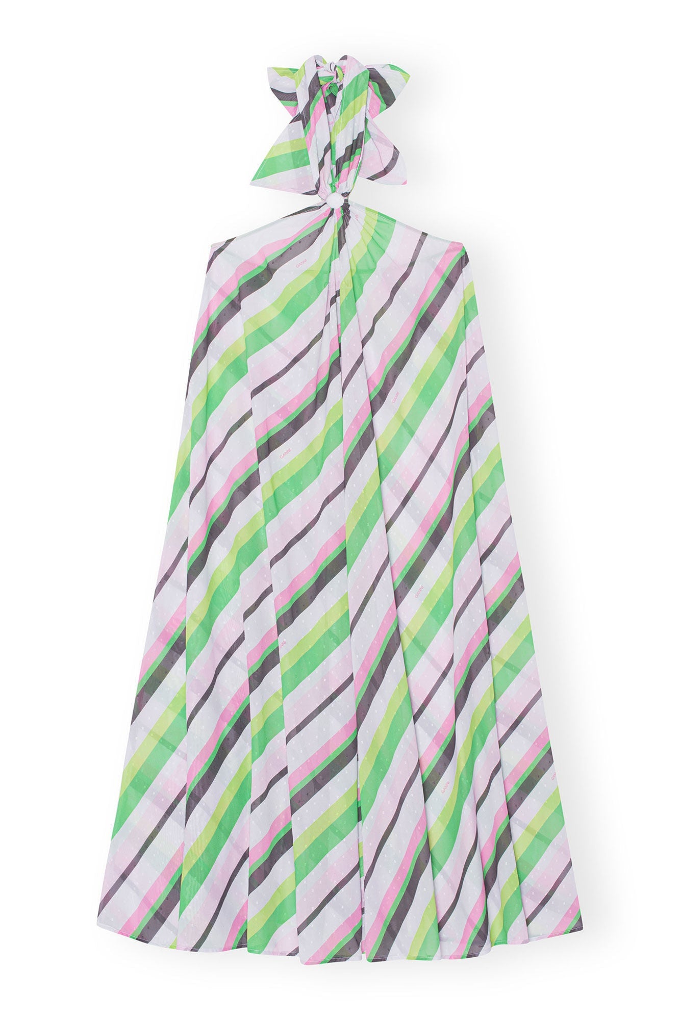 Light Chiffon Halterneck Dress | Multicolour