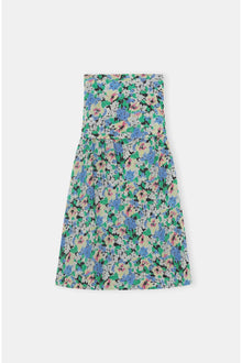 Light Cotton Light Cotton Tieband Multifunctional Dress | Floral Azure Blue