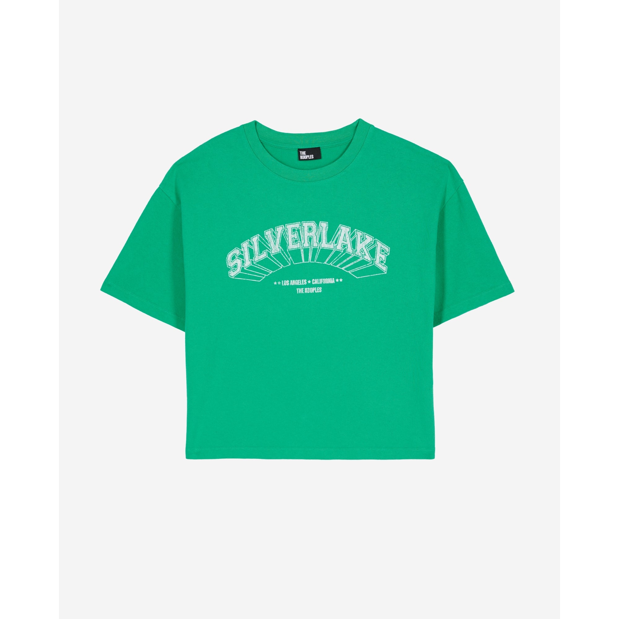 Light T-Shirt With Silverlake Serigraphy | Women | Green