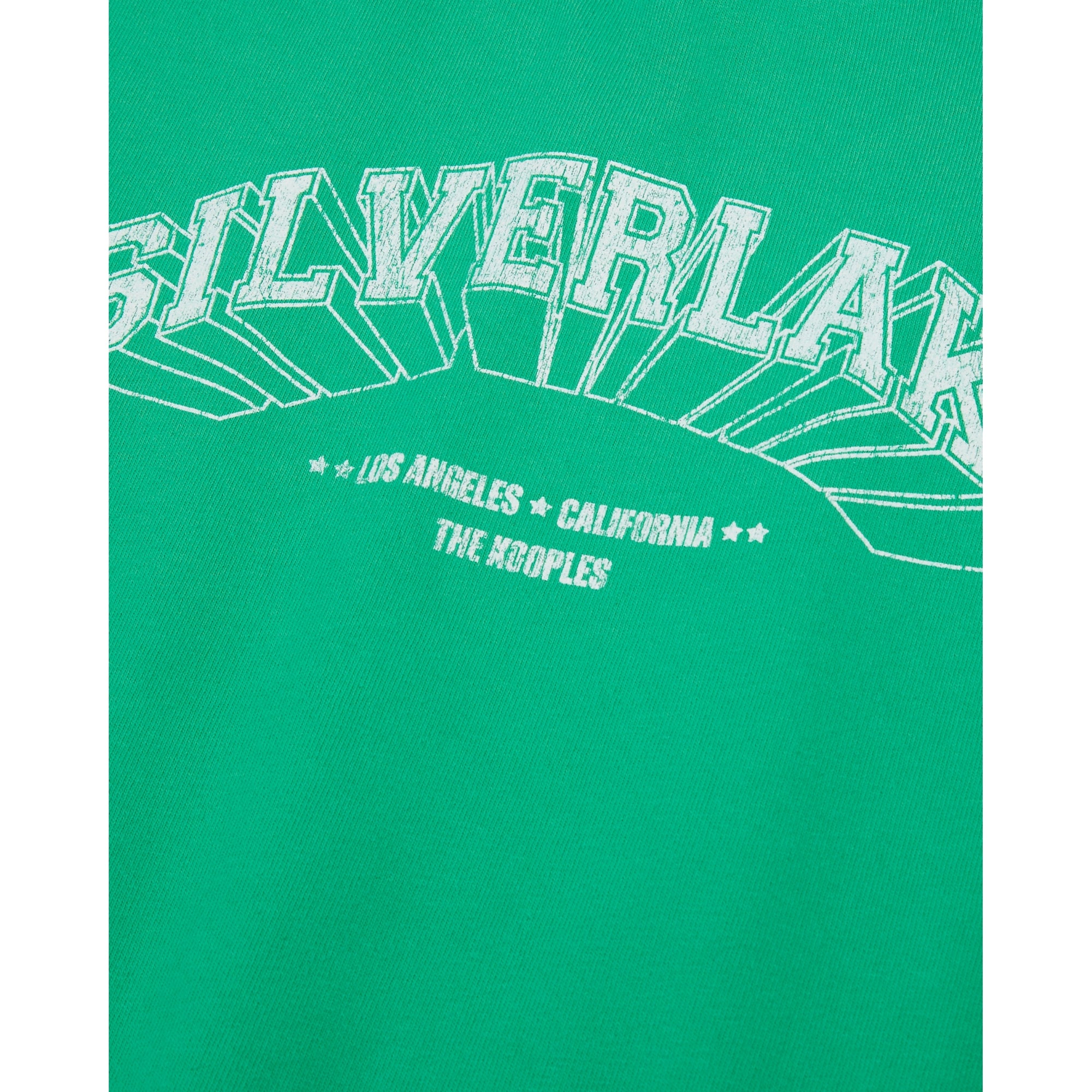 Light T-Shirt With Silverlake Serigraphy | Women | Green