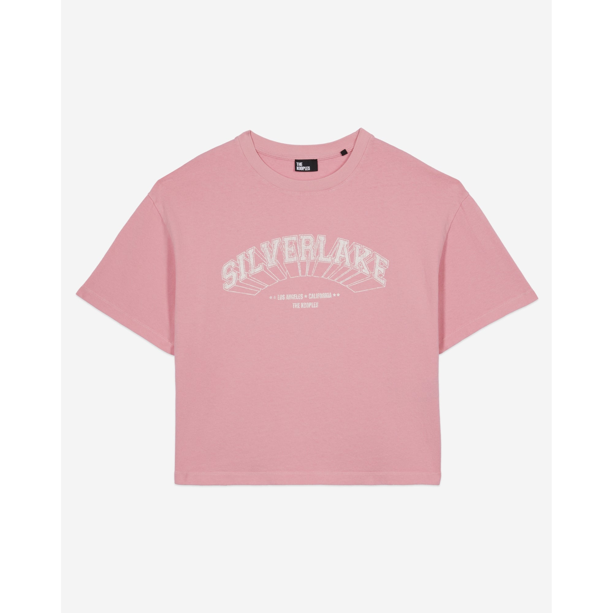 Light T-Shirt With Silverlake Serigraphy | Women | Sweet Pink