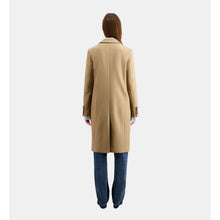 Long Coat In Wool Blend | Women | Camel