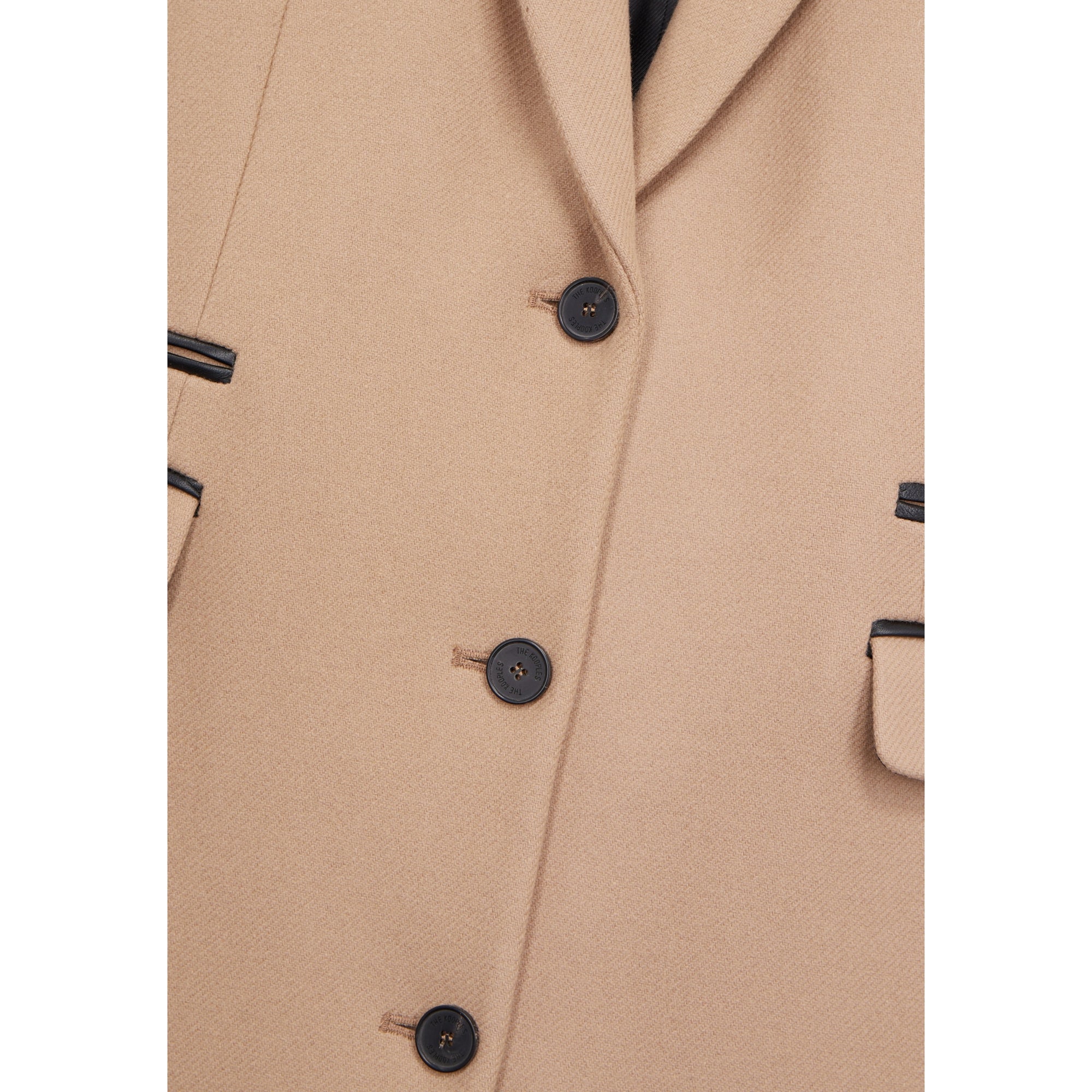 Long Coat In Wool Blend | Women | Camel