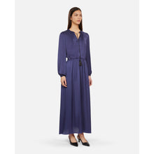 Long Dress With Lacing | Women | Night Blue