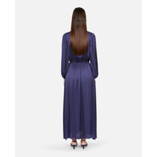 Long Dress With Lacing | Women | Night Blue