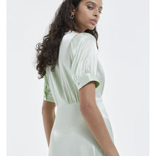 Long Green Dress With Buttons | Women | Mint