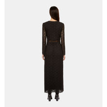 Long Guipure Dress | Women | Black