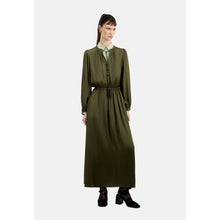 Long Dress With Lacing | Women | Khaki