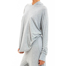 Long Sleeve Hoodie T-Shirt | Heather Grey