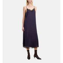 Long Slip Dress | Women | Navy Blue