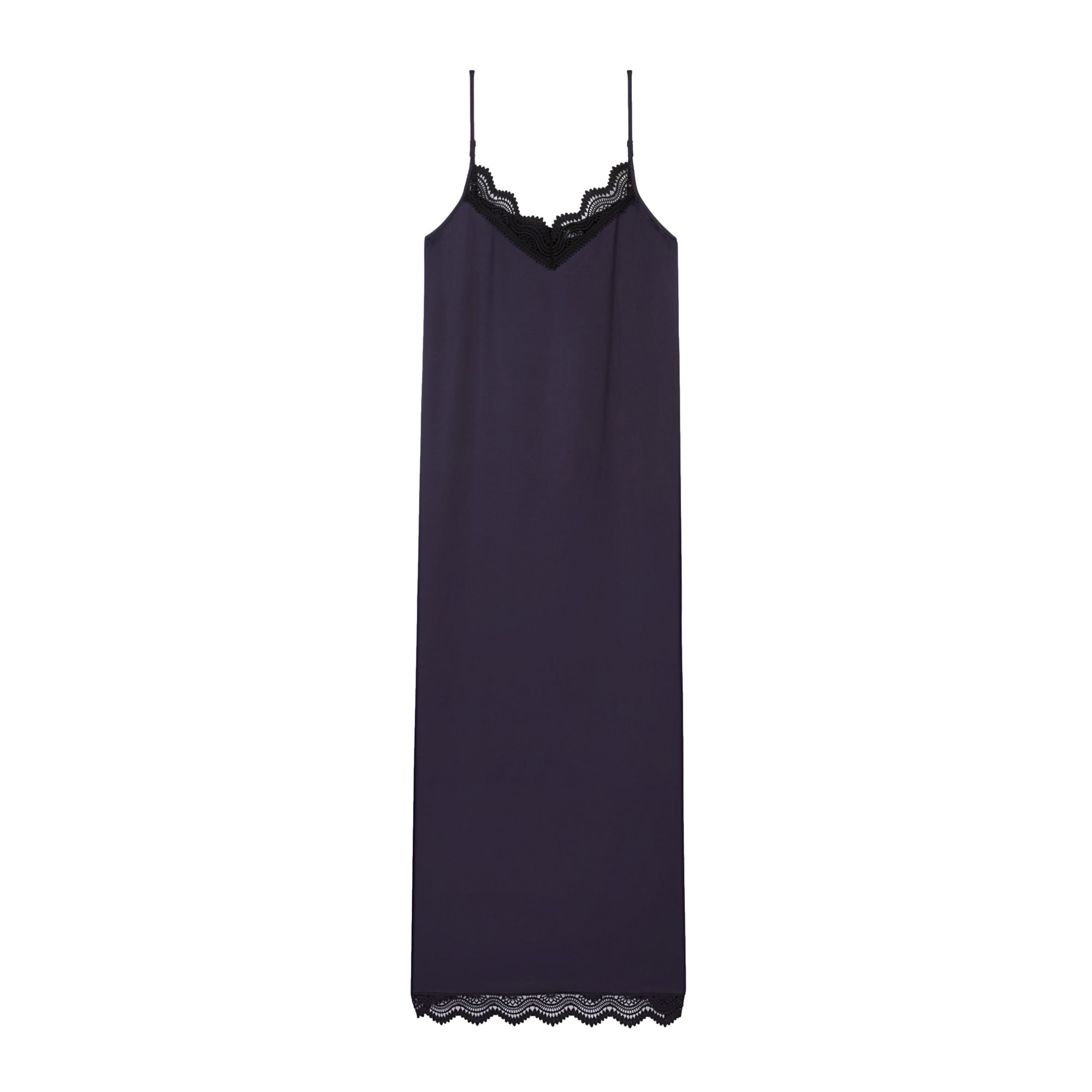 Long Slip Dress | Women | Navy Blue