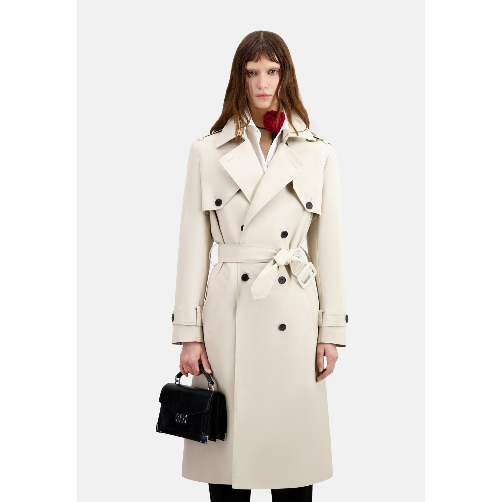 Long Trench Coat | Women | Beige