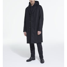 Long Wool Coat | Men | Black