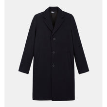 Long Wool Coat | Men | Black