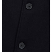 Long Wool Coat | Men | Black