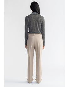 Loui | Straight Leg Suiting Pants | Ash