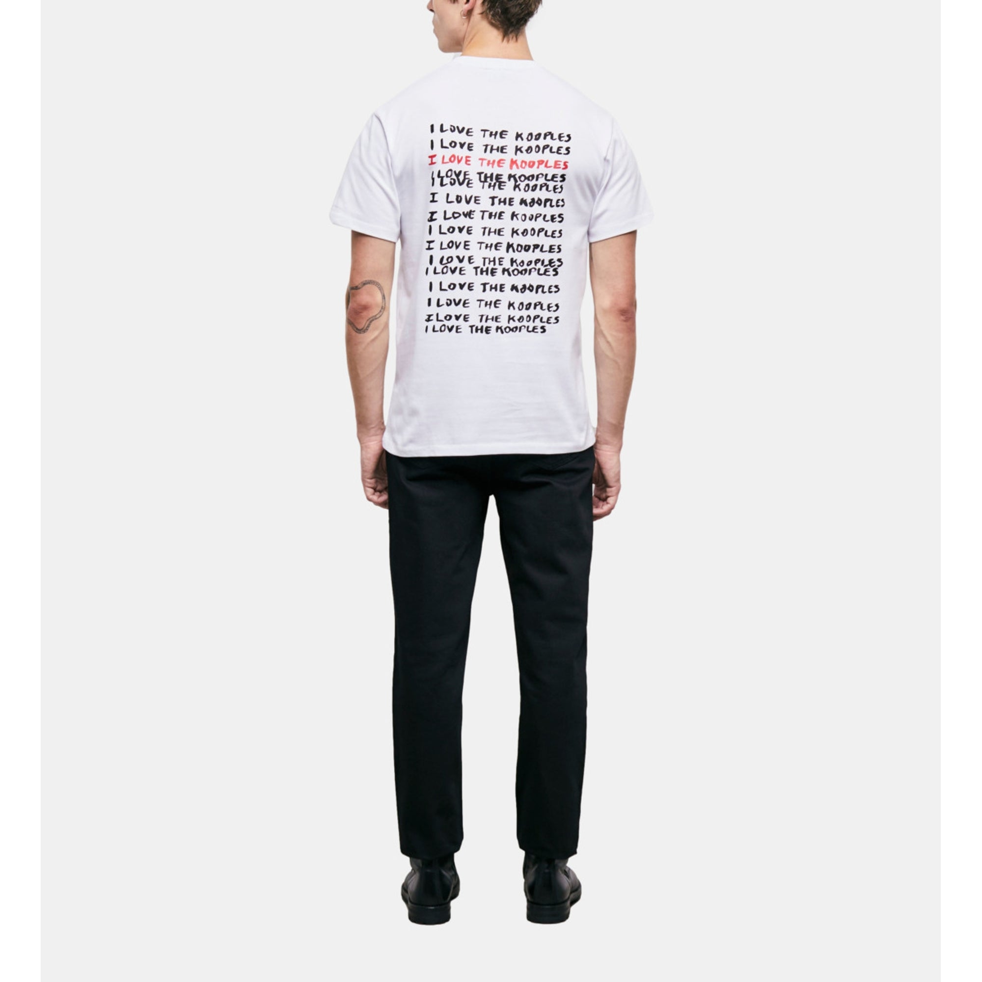 Love Kooples Whte T-Shrt | Men | White