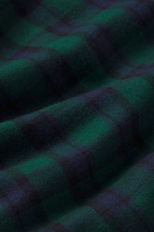 Image of flannel fabric in Blk Watch Tartan Rainforest/Na