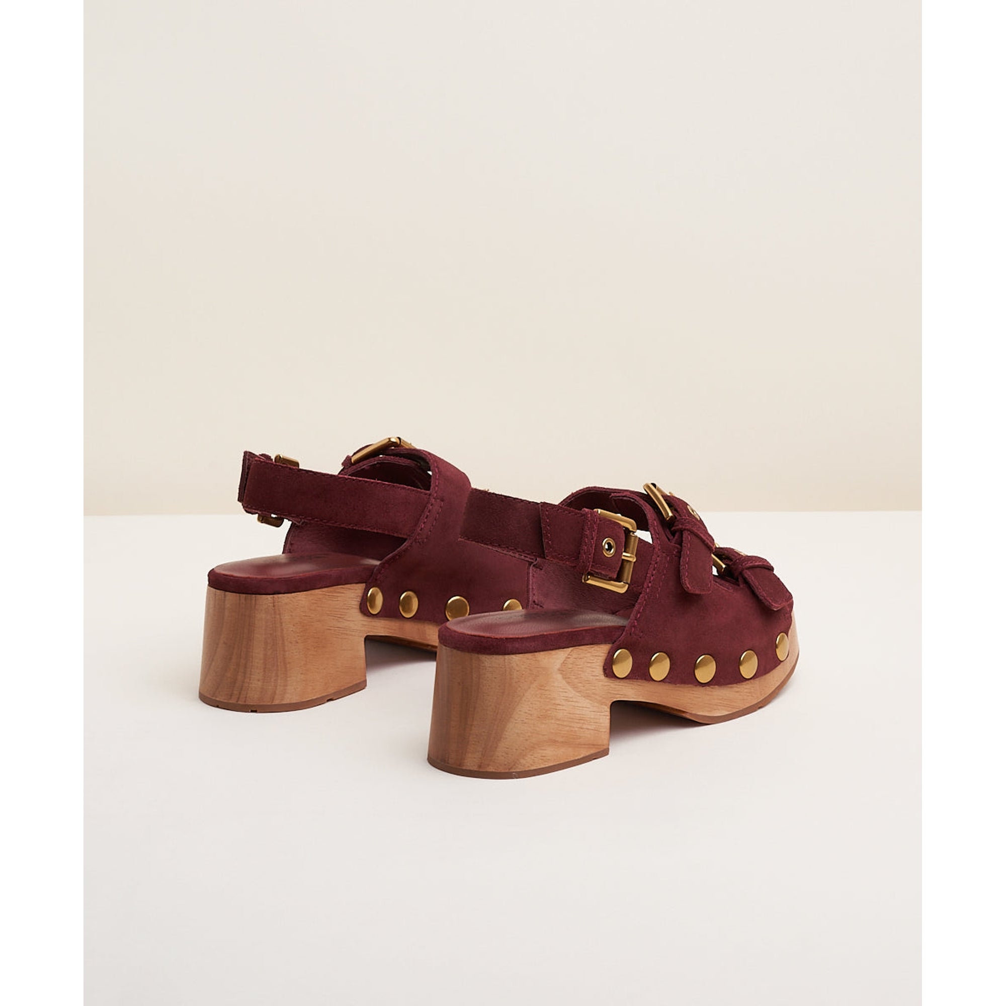 Lucia Platform Sandal | Merlot