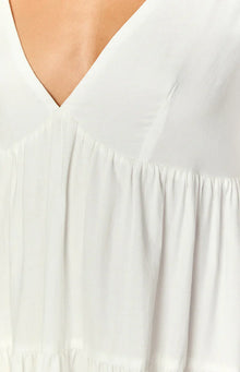 Lucky Heart Long Sleeve Mini Dress | White