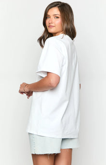 Lucky You Western Tee | White