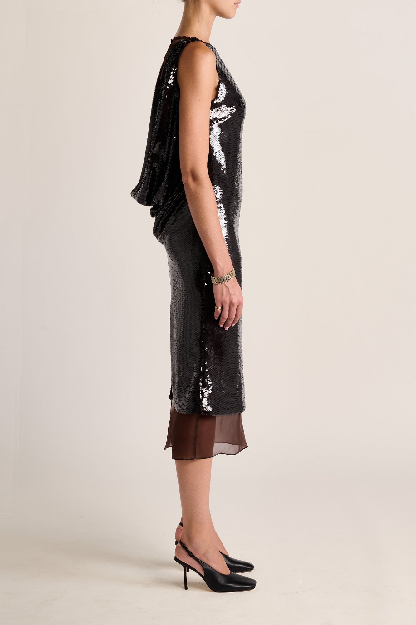 Luminessa Midi Dress | Black
