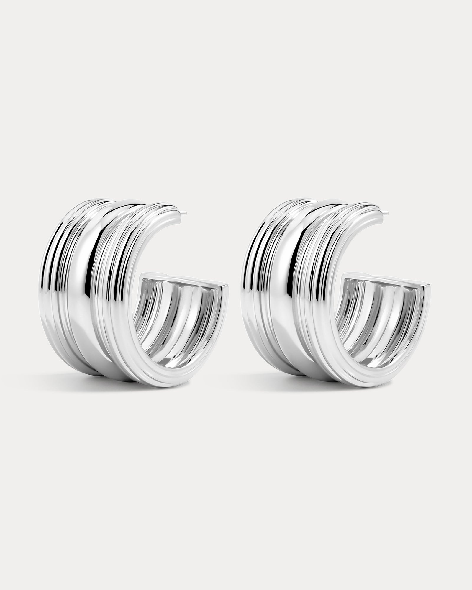 The Canyon Hoops | Silver