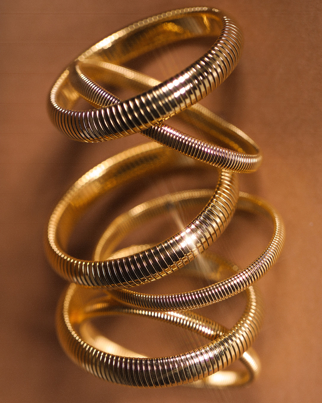 Mini Flex Snake Chain Bracelet | Gold