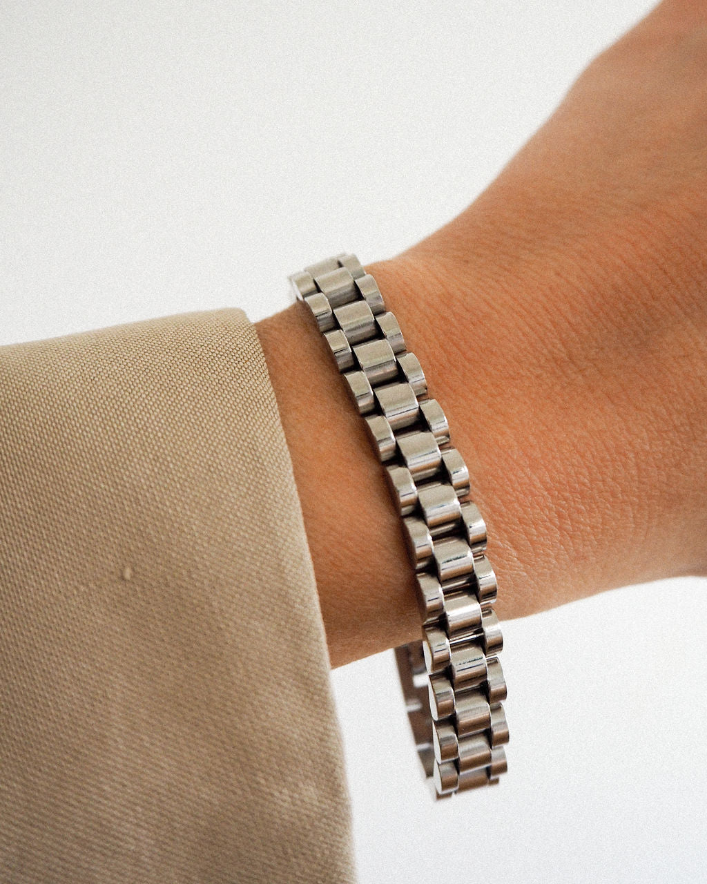 Timepiece Bracelet - Silver | Plated Silver