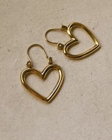 Mini Heartbreaker Hoops - Gold | Plated Gold