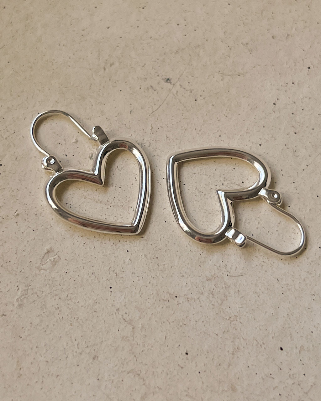 Mini Heartbreaker Hoops - Silver | Plated Silver