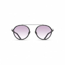 Unisex | M3125 Panto Sunglass | Ruthenium/Black | Cafe Violet Gradient Lenses | 49MM