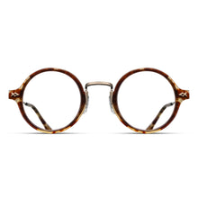 Unisex | M3127 Round Optical | Antique Gold/Brown | Clear Lens | 43MM