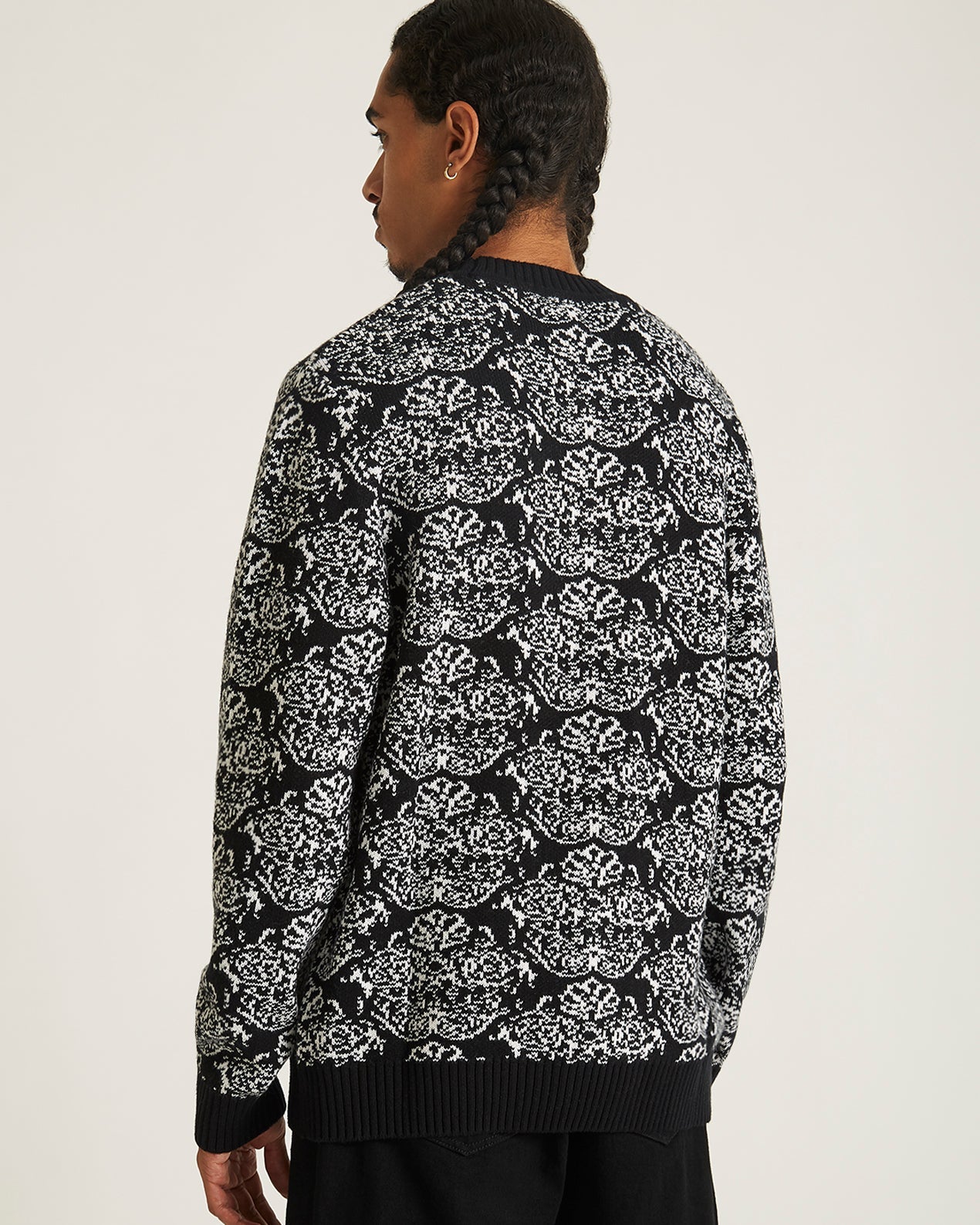 Black | Greg Tapestry Sweater