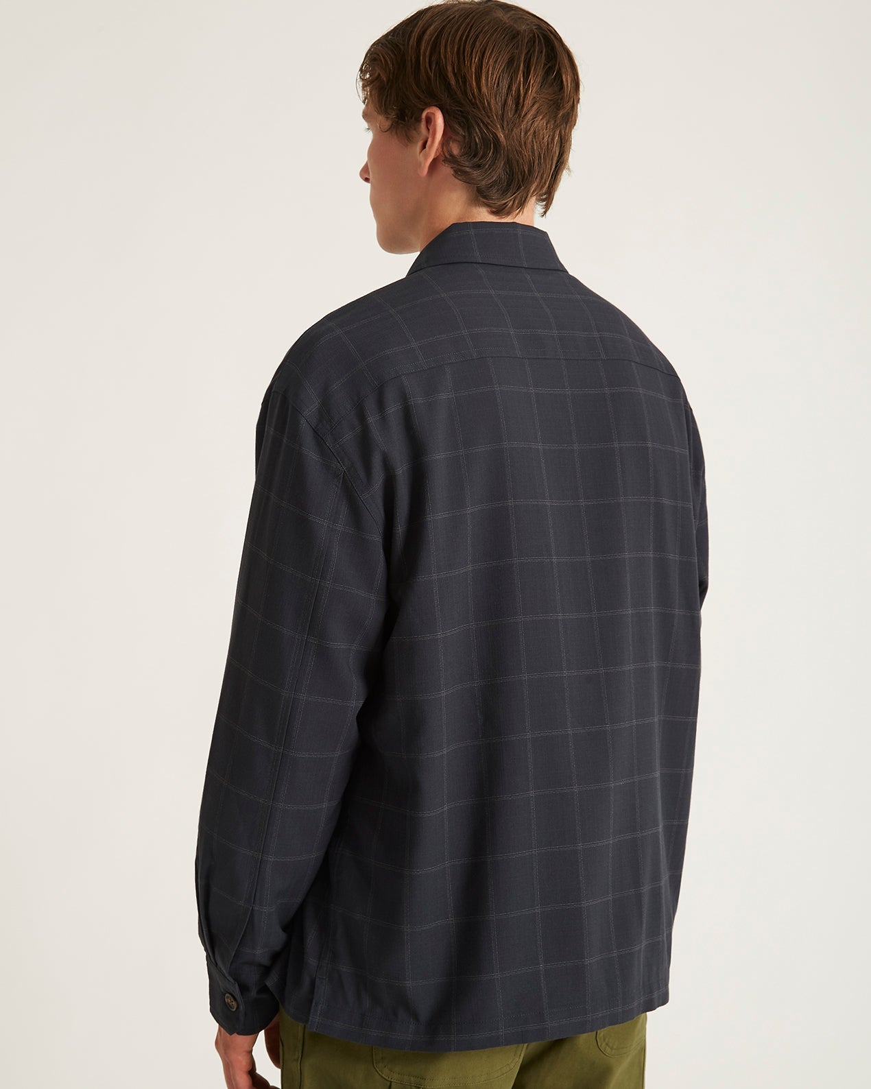 Black | Driessen Gabardine Overshirt