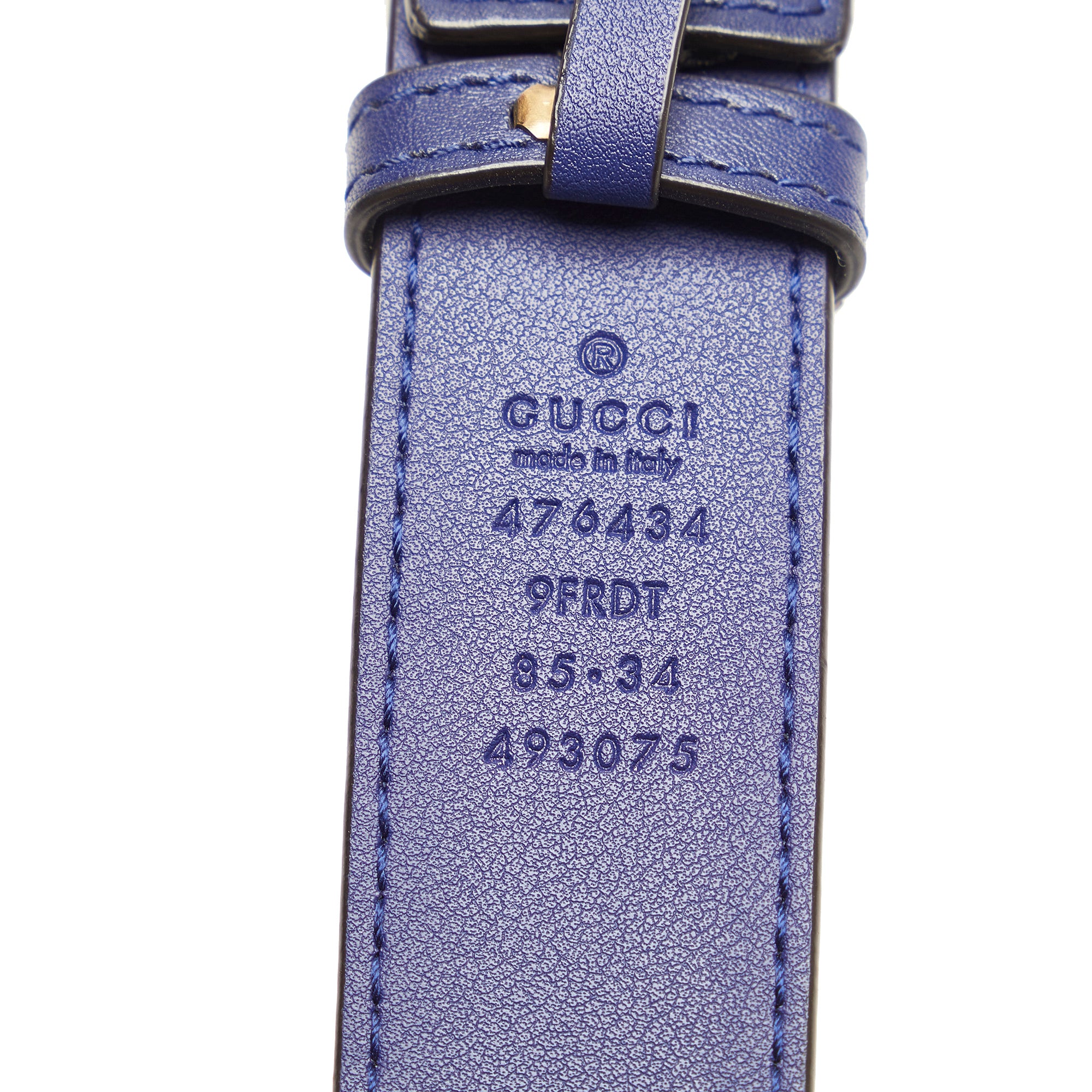 Gucci Pre-Owned GG Marmont Matelasse Velvet Belt Bag | Women | Blue (V1)